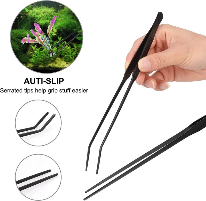 Aquarium Tool Set for Aquascaping and Cleaning