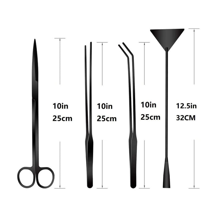 Aquarium Tool Set for Aquascaping and Cleaning