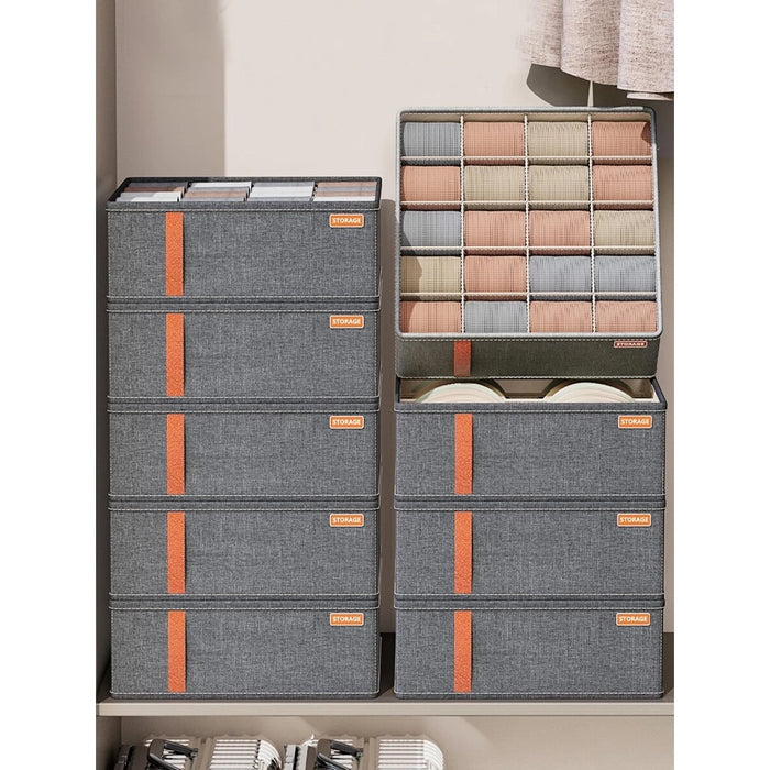 Drawer Organisers for Storing Socks, Underwear, Ties - 2 Pack