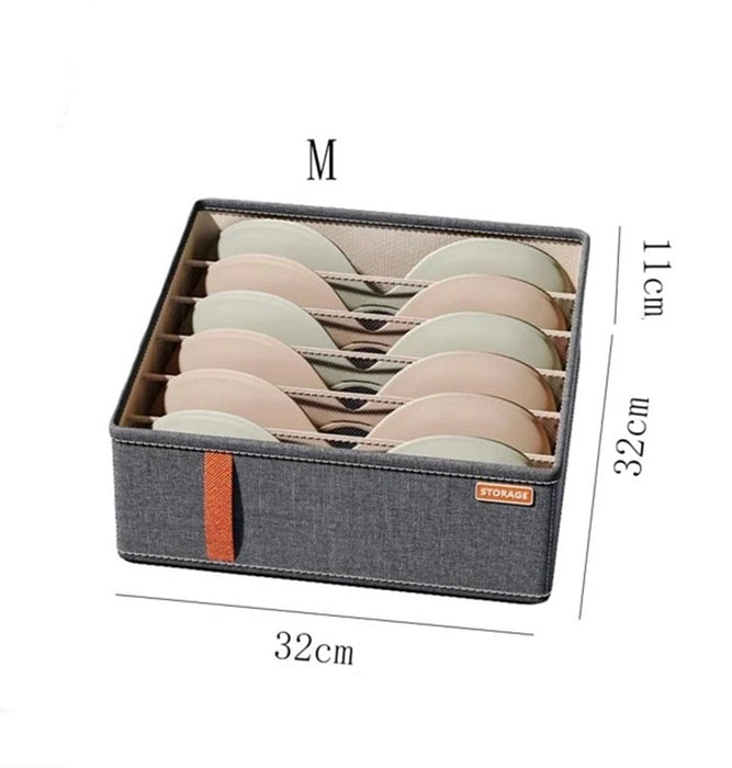 Drawer Organisers for Storing Socks, Underwear, Ties - 2 Pack