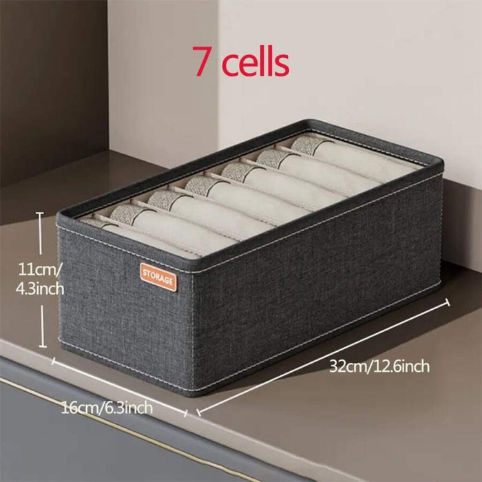 Drawer Organisers for Storing Socks, Underwear, Ties - 2 Pack