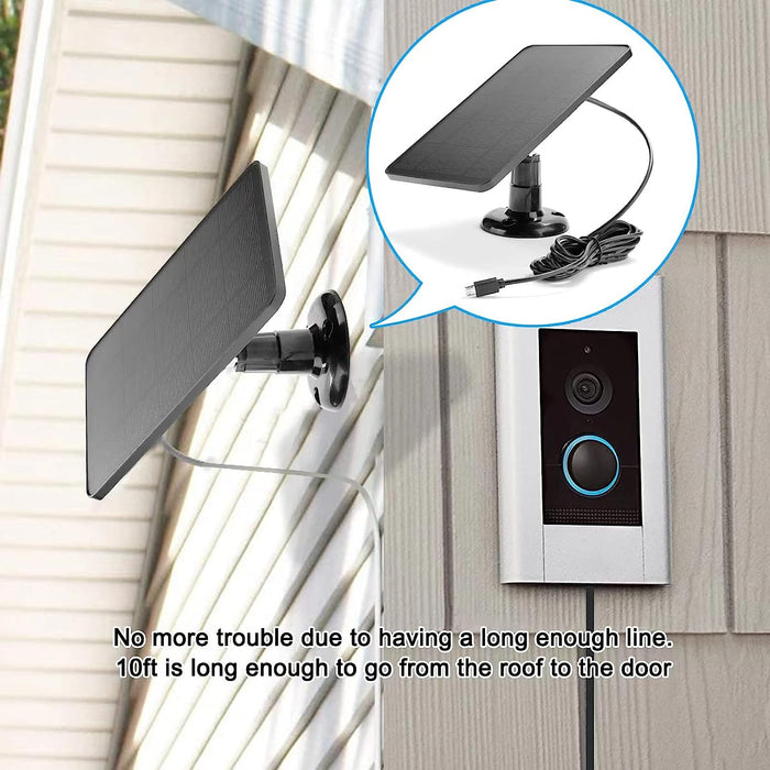 Solar Panel for Wireless Outdoor Camera-5W