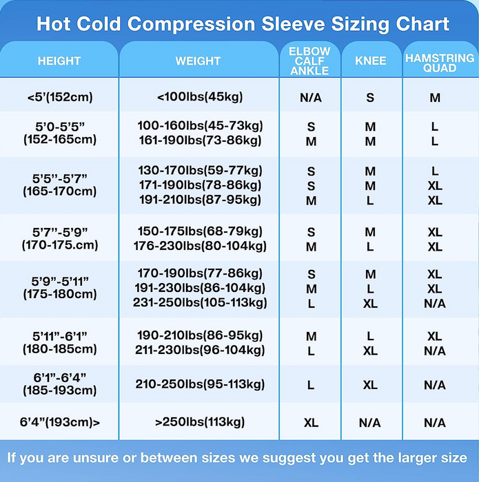 Gel Pack for Injury Cold Wrap for Knee Calf Elbow