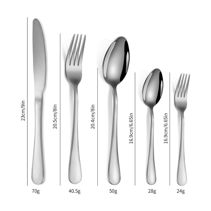 Stainless Steel Flatware Set Tableware Set-20 Pcs