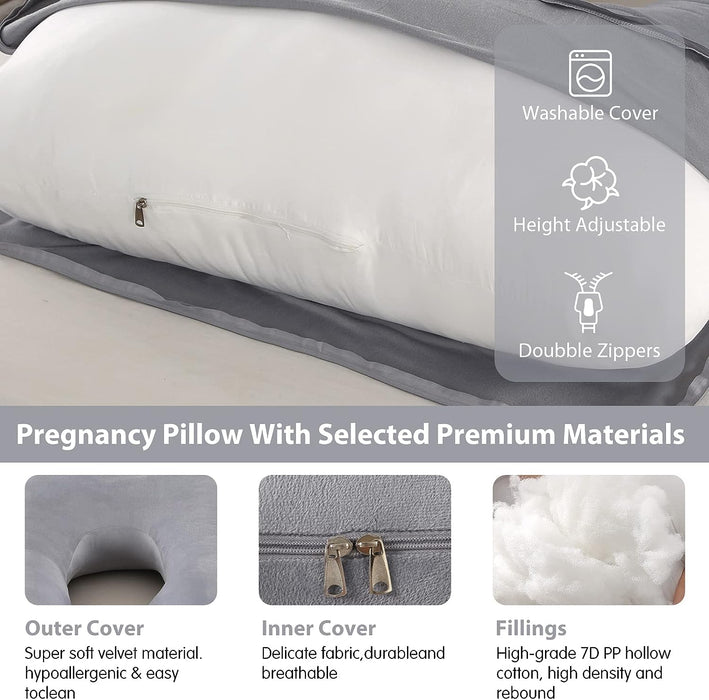 Pregnancy Pillows U-Shape Full Body Pillow