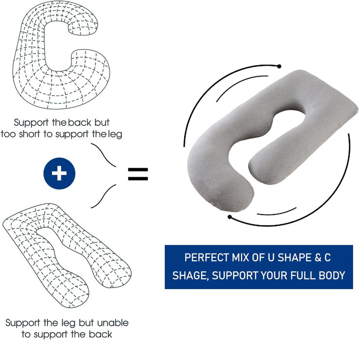 Pregnancy Pillows U-Shape Full Body Pillow