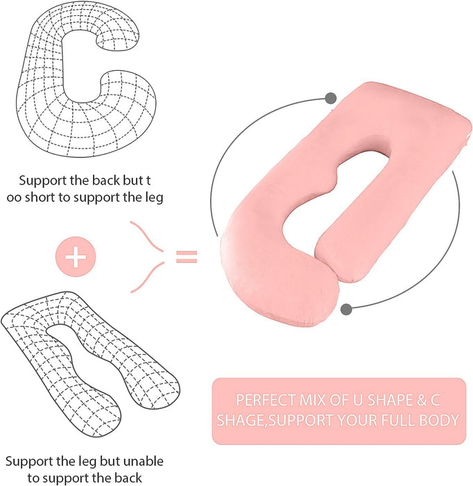Pregnancy Pillows U-Shape Full Body Pillow