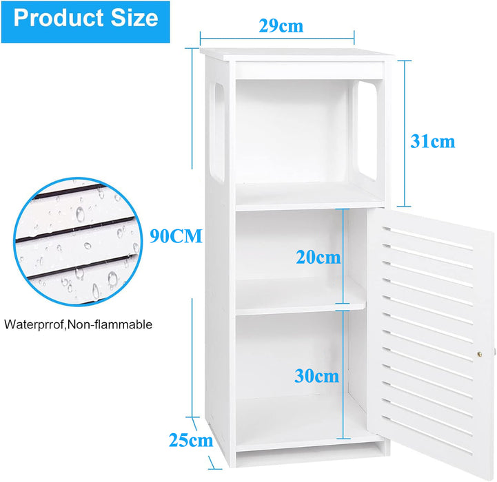 Free Standing Bathroom Storage Cabinet