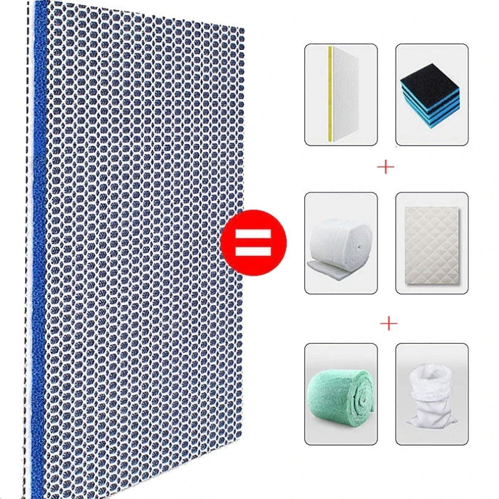 8-Layer Durable Aquarium Filter Sponge-2Pack