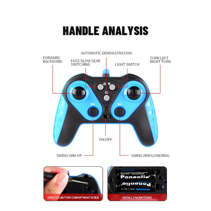 RC Stunt Car with LED Lights