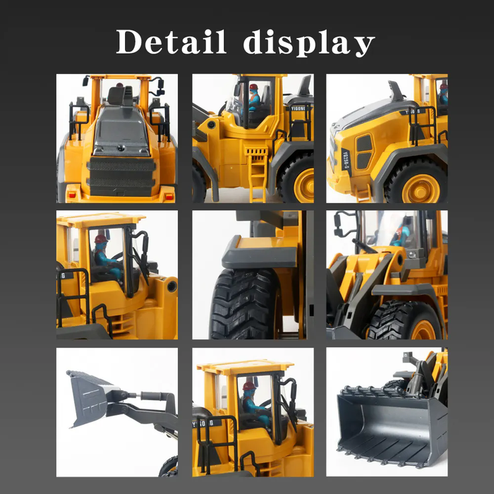 9 Channel Remote Control Construction Bulldozer Toy