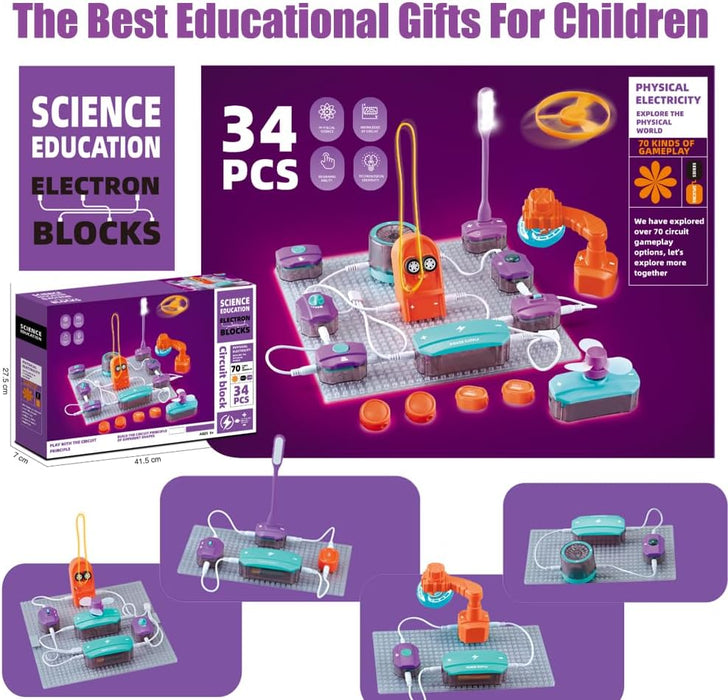 Science Experiments Circuit Board Kit