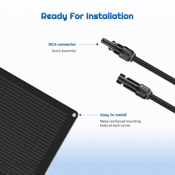100 Watt Flexible Solar Panel
