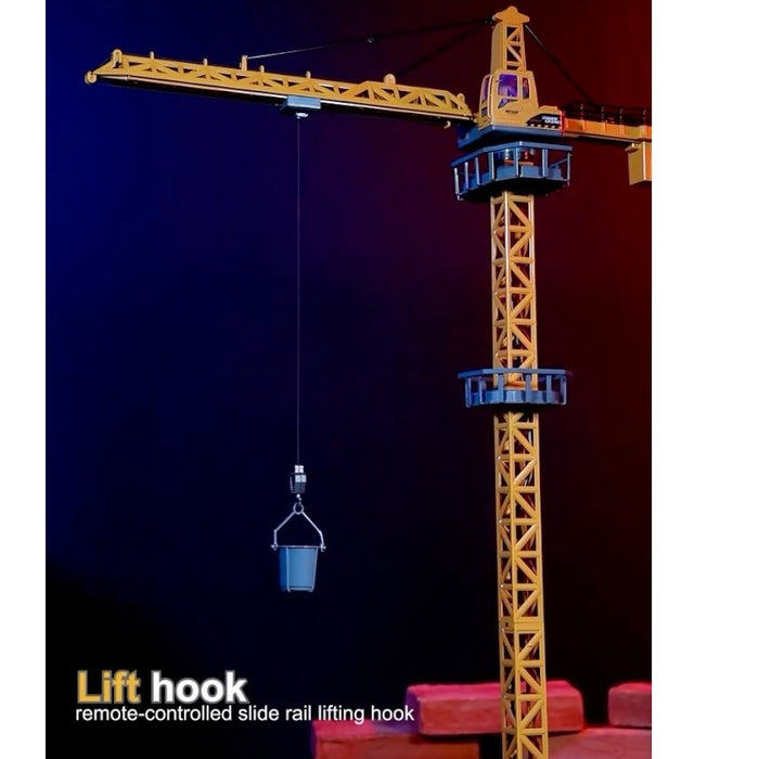 12 Channel Remote Control Tower Crane with LED Lights