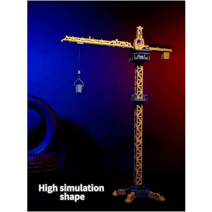 12 Channel Remote Control Tower Crane with LED Lights