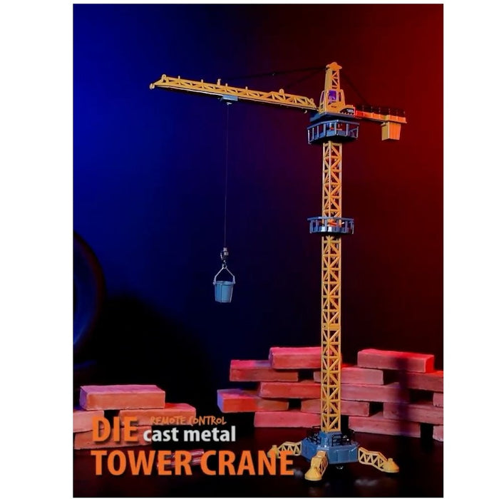 12 Channel Remote Control Tower Crane with LED Lights