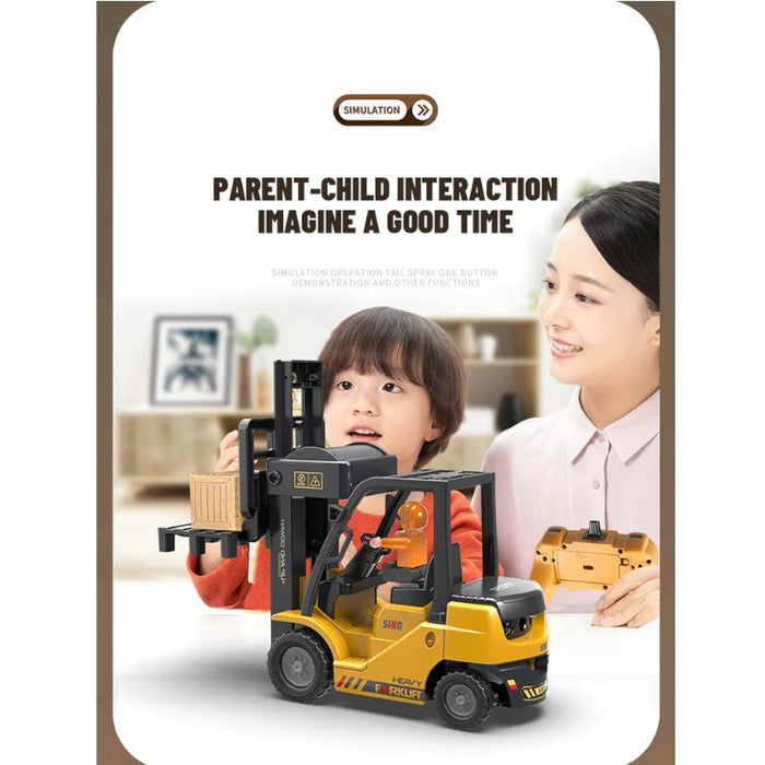 4 Channel Remote Control Dump Truck with Trailer Toy