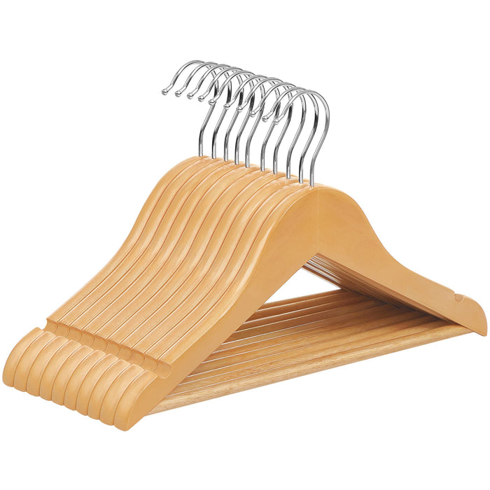 Wooden Hangers -10 Pack