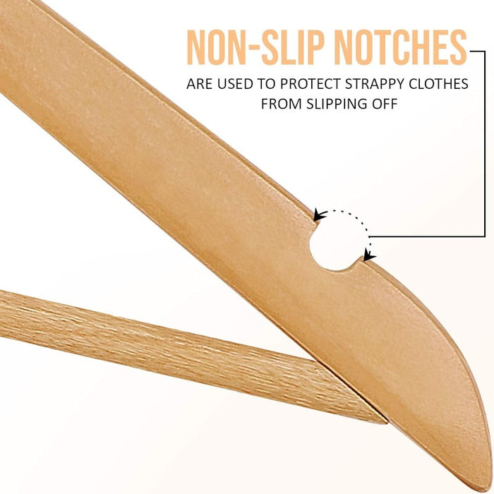 Wooden Hangers -10 Pack