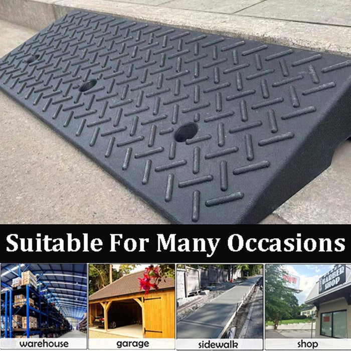 Heavy Duty Rubber Curb Ramp