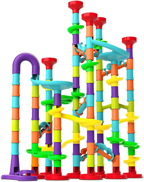 Piece DIY Marble Run Race- 142Pcs