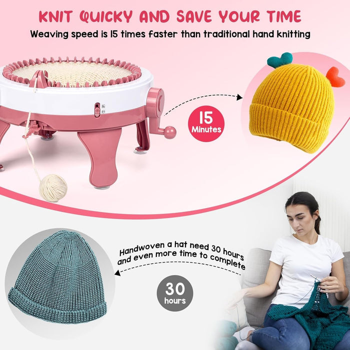 40 Needles Knitting Machine