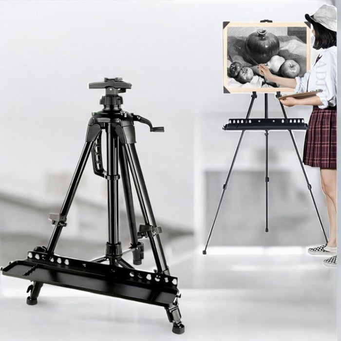 Metal Tripod for Painting & Display with Detachable Tray