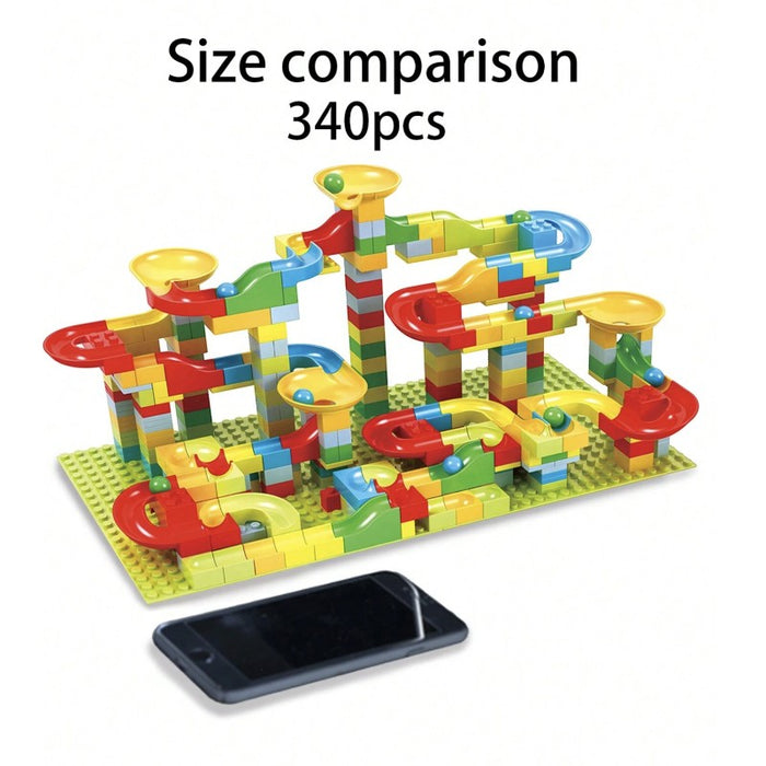 340 Pieces Building Bricks Set Including 2 Baseplates