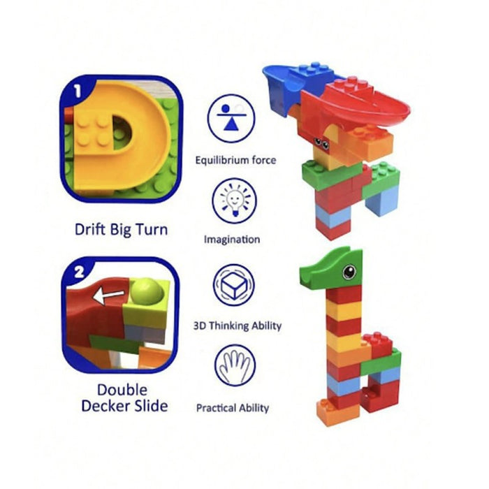 340 Pieces Building Bricks Set Including 2 Baseplates