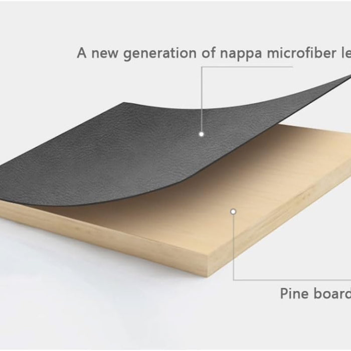 PU Leather Bedside Table