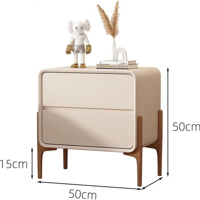 PU Leather Bedside Table