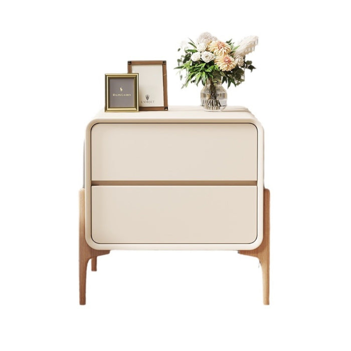 PU Leather Bedside Table