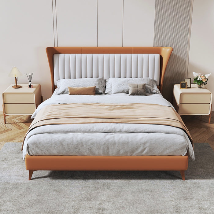 PU Leather Bedside Table