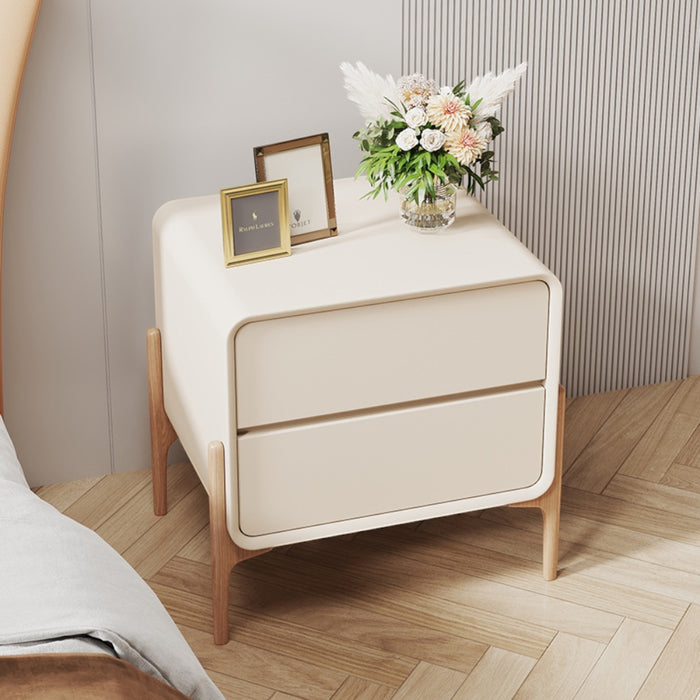 PU Leather Bedside Table
