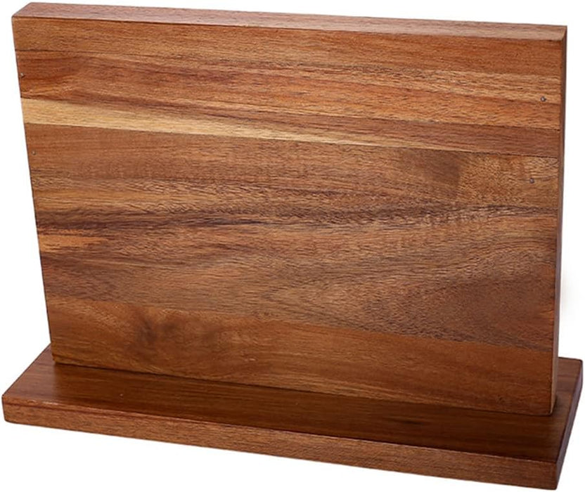Double Sided Wooden Magnetic Knife Block Holder