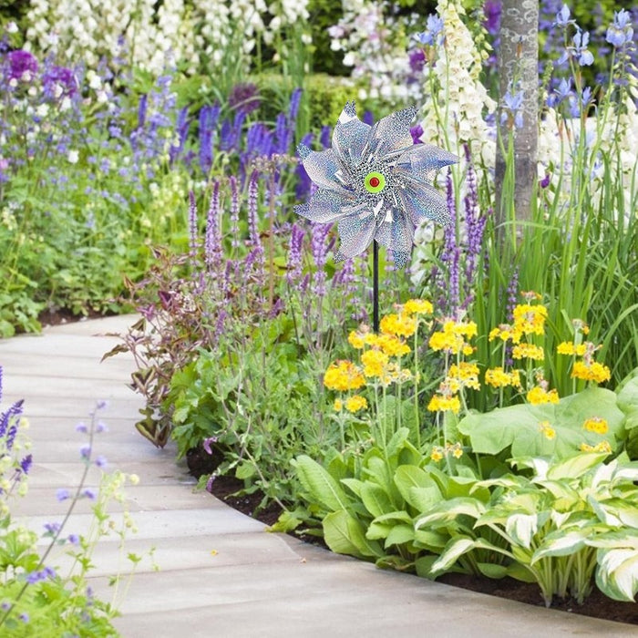 Reflective Pinwheels with Stakes- 10 Pack