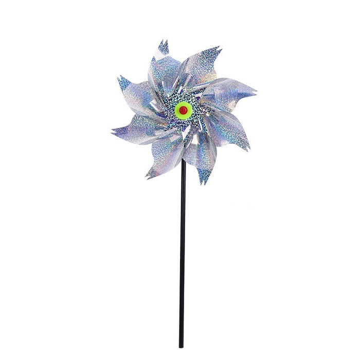 Reflective Pinwheels with Stakes- 10 Pack