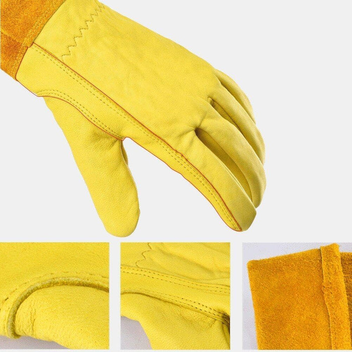 Thorn Proof Long Garden Gloves -Yellow