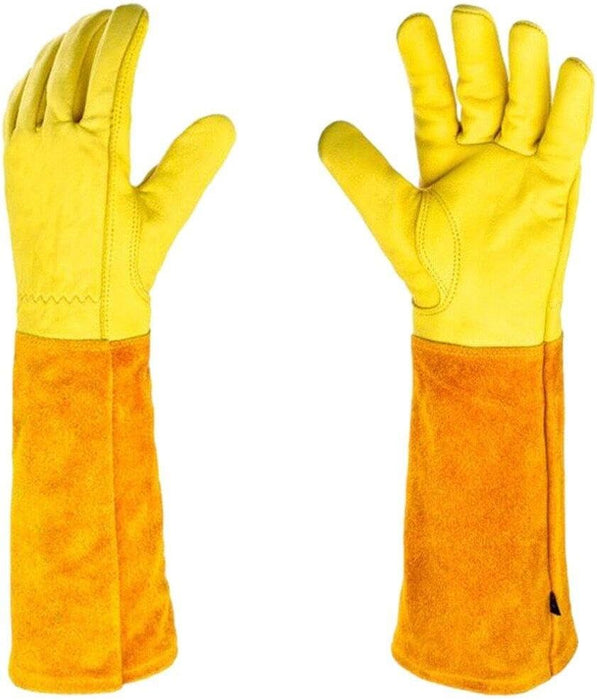 Thorn Proof Long Garden Gloves -Yellow