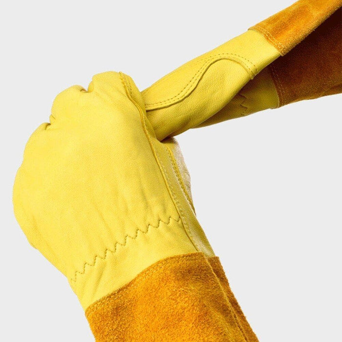 Thorn Proof Long Garden Gloves -Yellow
