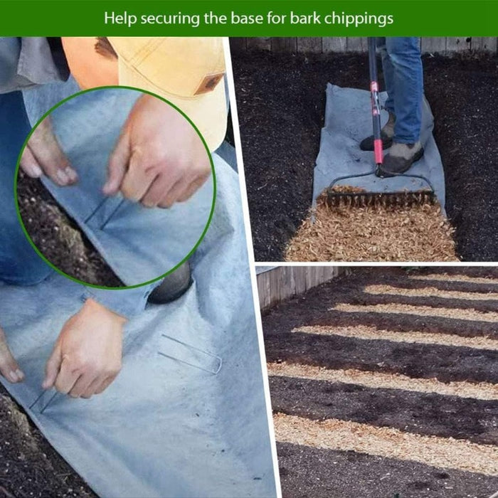 U-Shaped Landscape Staples - 50 Pack