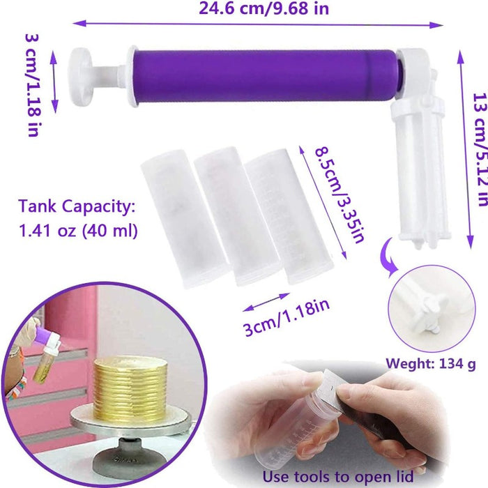 Manual Airbrush for Decorating Cakes