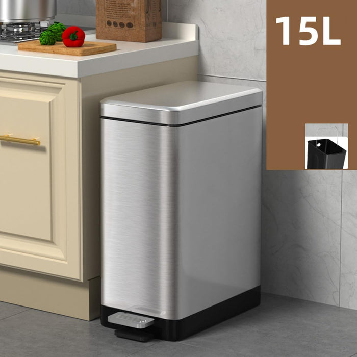 Slim Kitchen Trash Can