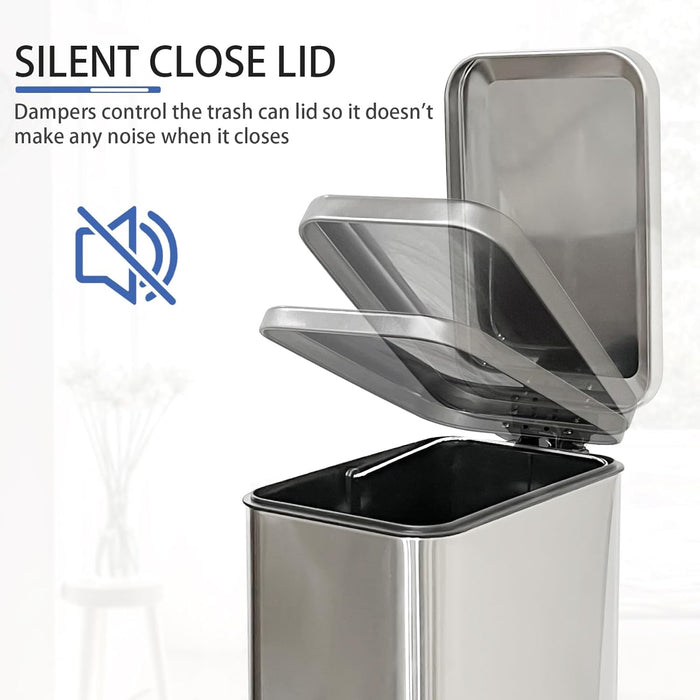 Slim Kitchen Trash Can