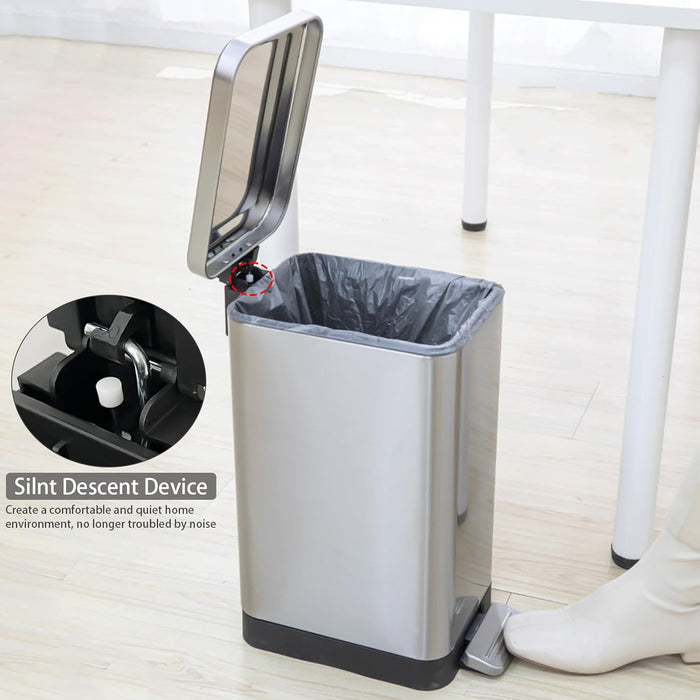 Slim Kitchen Trash Can