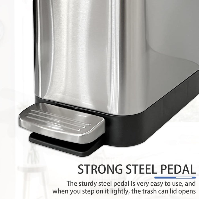 Slim Kitchen Trash Can