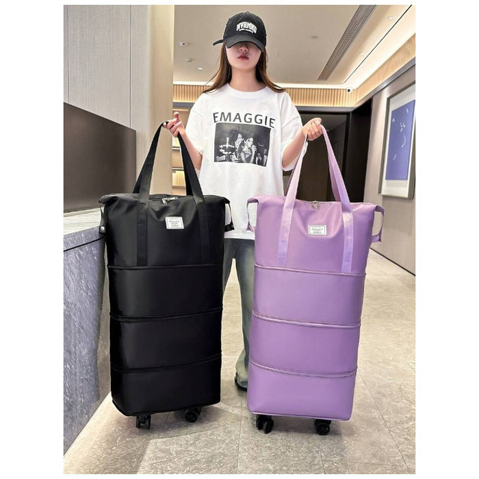 Foldable Duffel Bag with Wheels