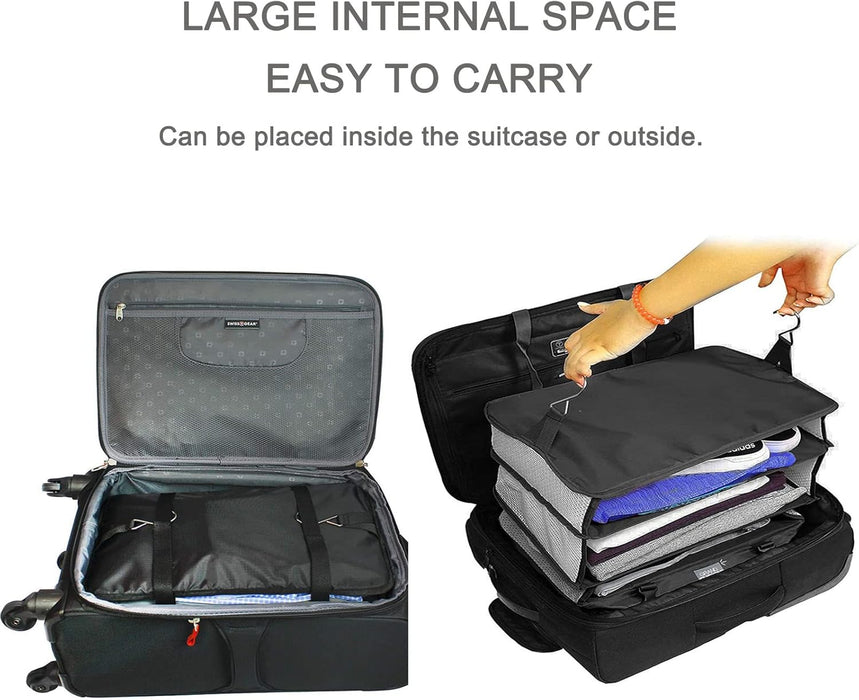 3-Shelf Hanging Closet Organizer