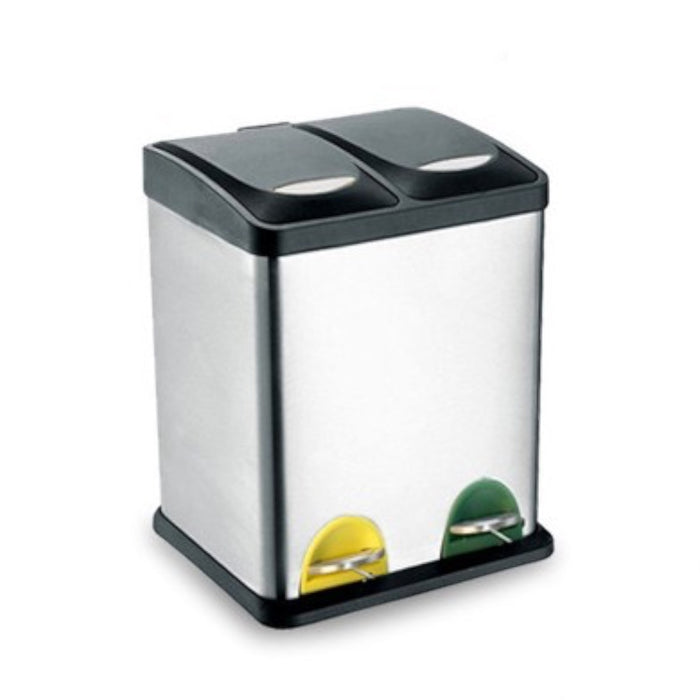Dual Compartment Trash Can- 30L