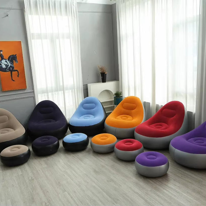 Inflatable Leisure Sofa Chair & Footstool